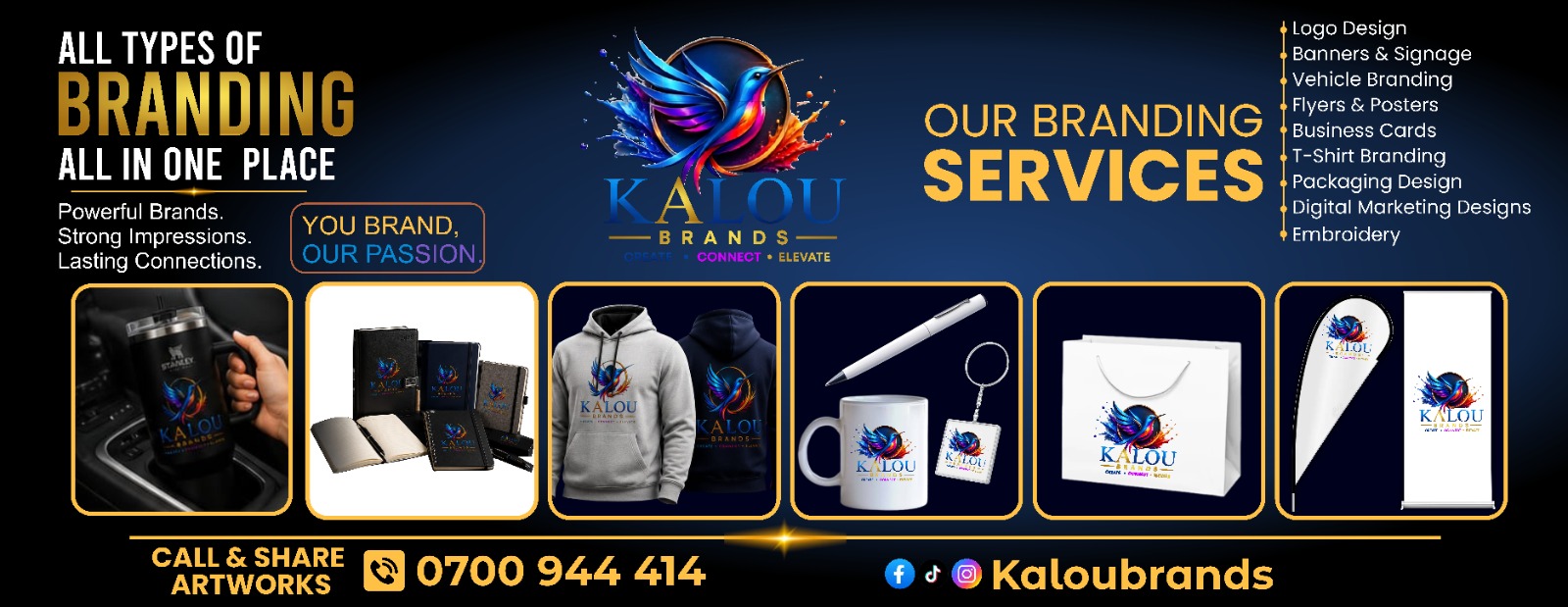 Signage and banner sample