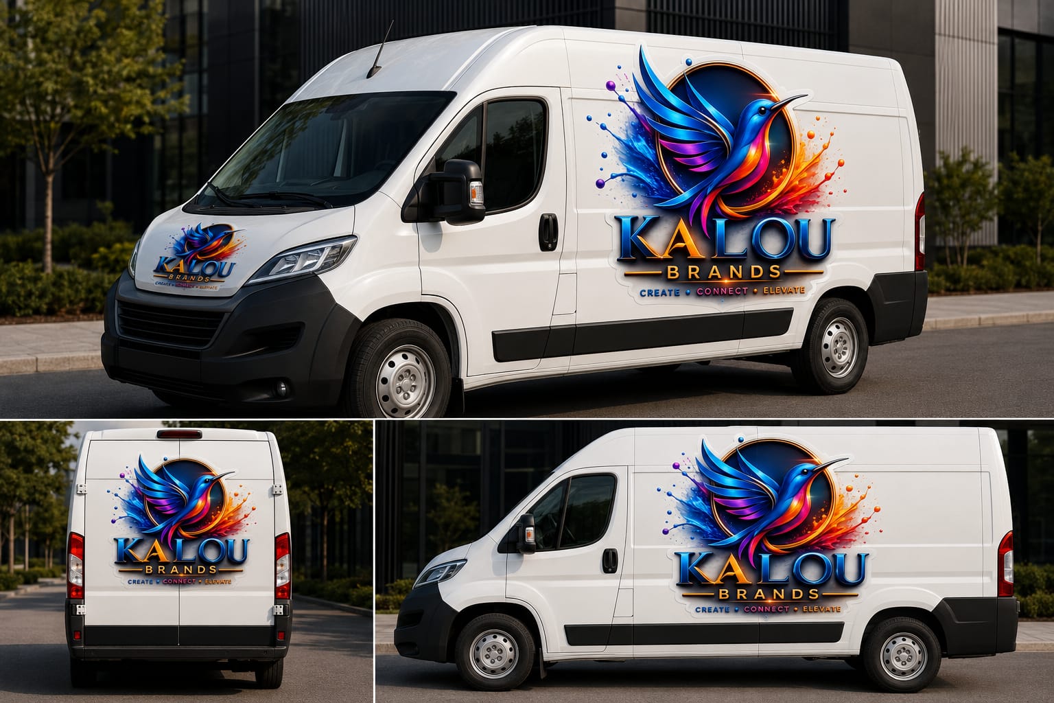 Kalou Brands vehicle branding wrap